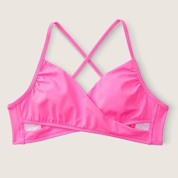Victoria's Secret Pink Body Wrap Bikini Top - NEW - Picture 3 of 4